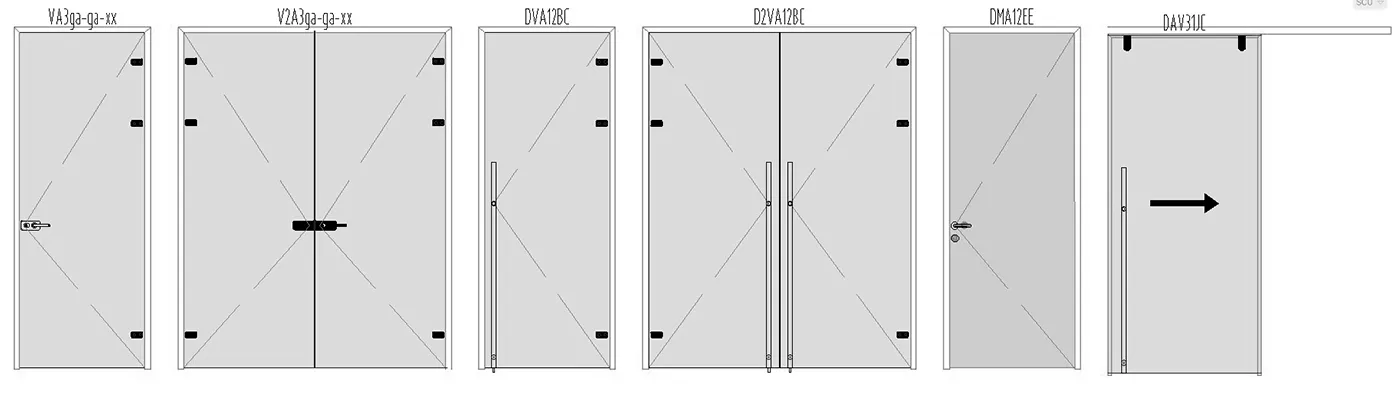 Ejemplo de puertas para styleSPACE