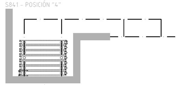 styleMOVE SERIE 841 diagrama explicativo muro móvil de ejemplo de guardado-apilamnento posición-4.