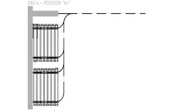 styleMOVE SERIE 841x diagrama explicativo muro móvil de ejemplo de guardado-apilamnento posición-6x.