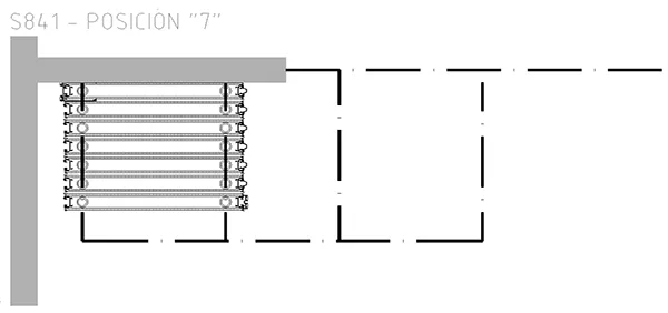 styleMOVE SERIE 841 diagrama explicativo muro móvil de ejemplo de guardado-apilamnento posición-7.