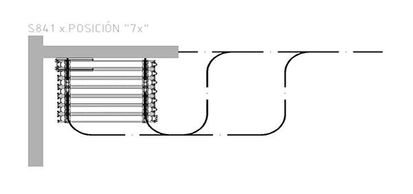 styleMOVE SERIE 841x diagrama explicativo muro móvil de ejemplo de guardado-apilamnento posición-7x.