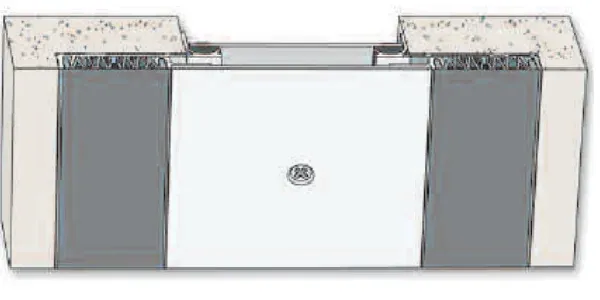 MM Systems Junta arquitectónica de piso-piso de superficie sin preparación en losas de concreto fsst.