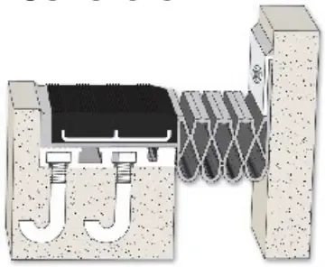 styleJOINTS Junta constructiva de suelo-muro de alta resistencia sísmicas EMC-C.