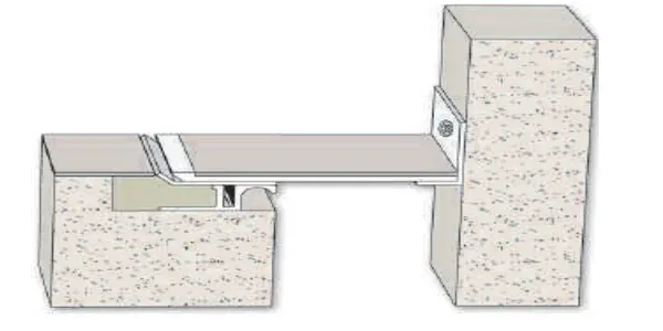 styleJOINTS Junta arquitectónica de piso-muro casi invisibles de aluminio.