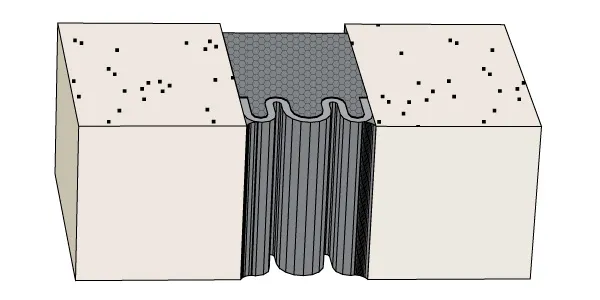 Junta sísmica SIF muro