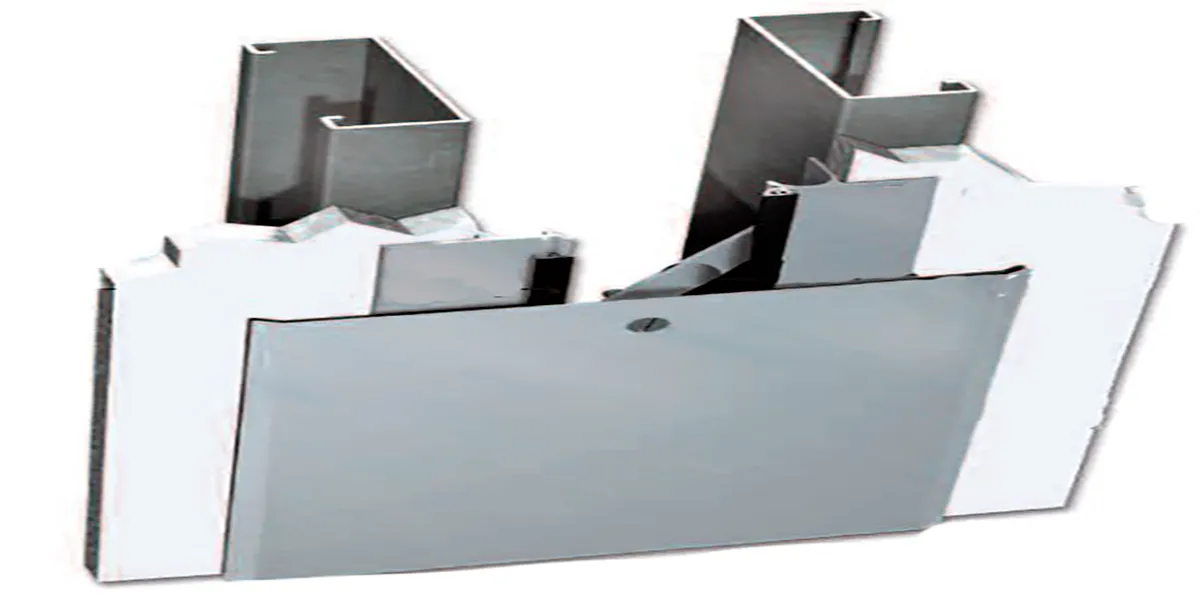 Junta de sistema metálico sísmico de paredes