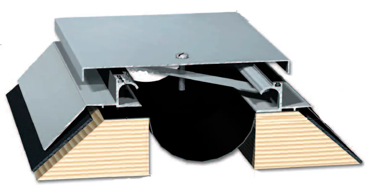 Junta de aluminio para azoteas y techos