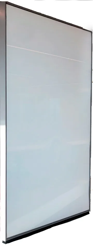 imagen de pizarrón con vidrio ultra claro.